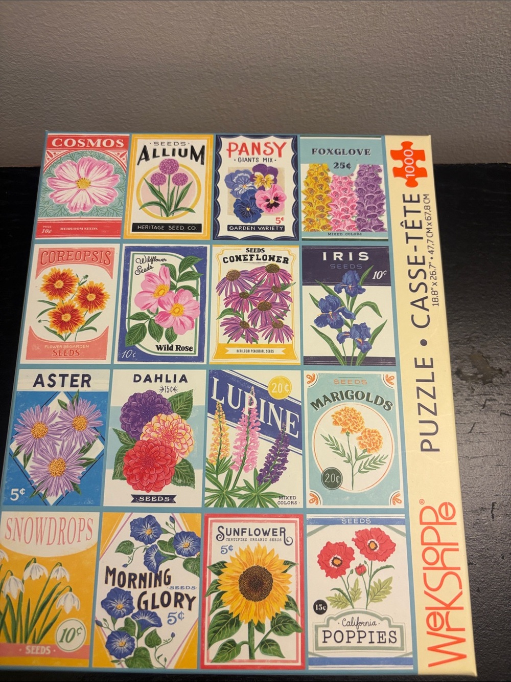 Workshop Republic Clothing Vintage Seed Pack Puzzle - Multicolor